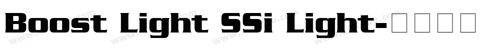 Boost Light SSi Light字体转换